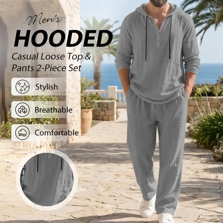 Men's Hoodie & Jogger Set Casual Loungewear 2-Piece Set