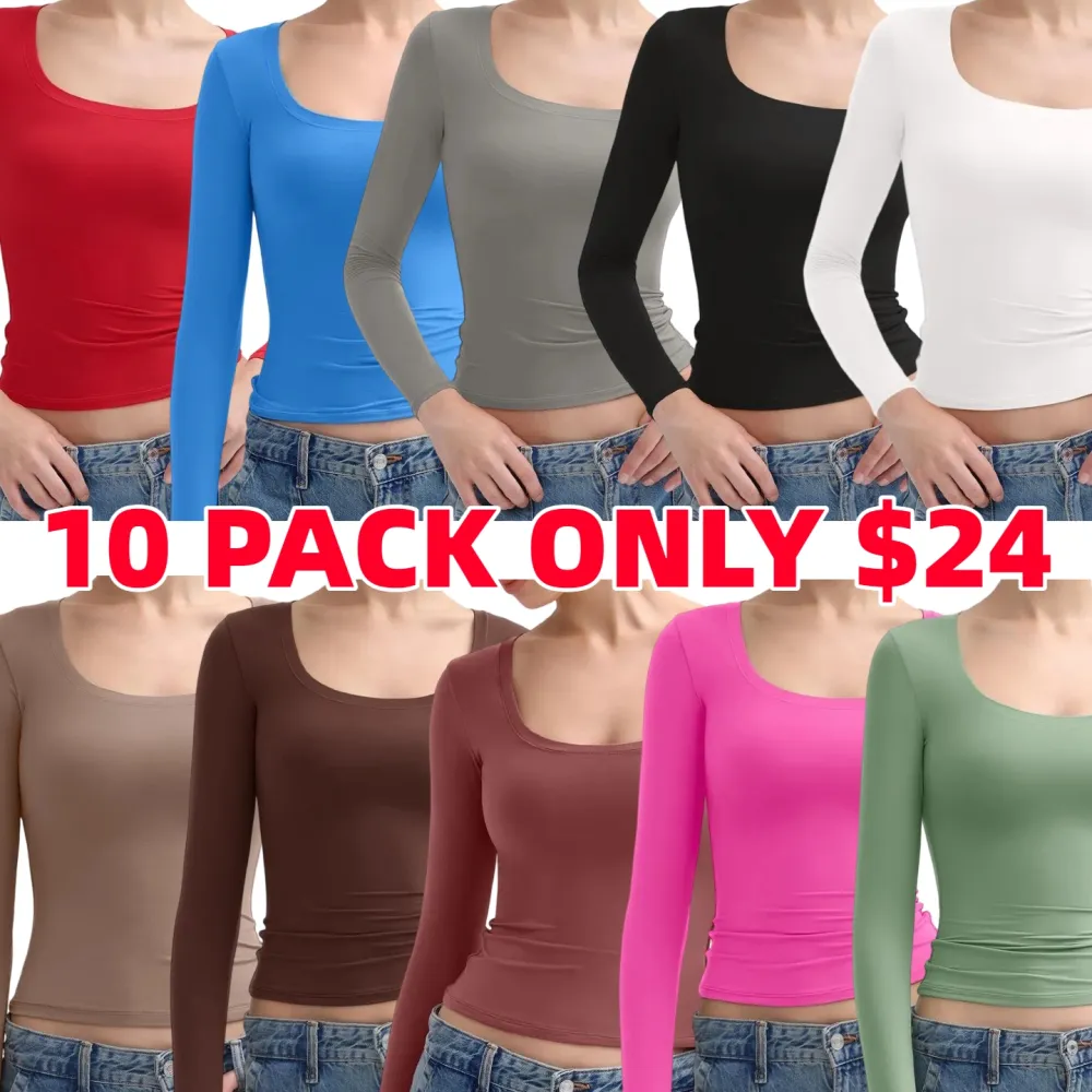 Womens Scoop Neck Long Sleeve Top - Smoke Cloud Collection