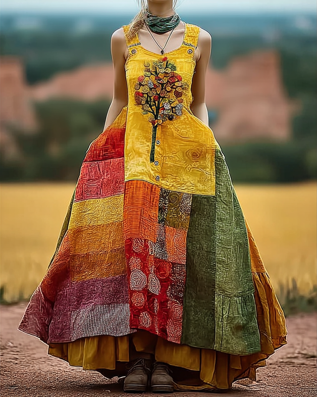 Western Yggdrasill Elements Dress f433