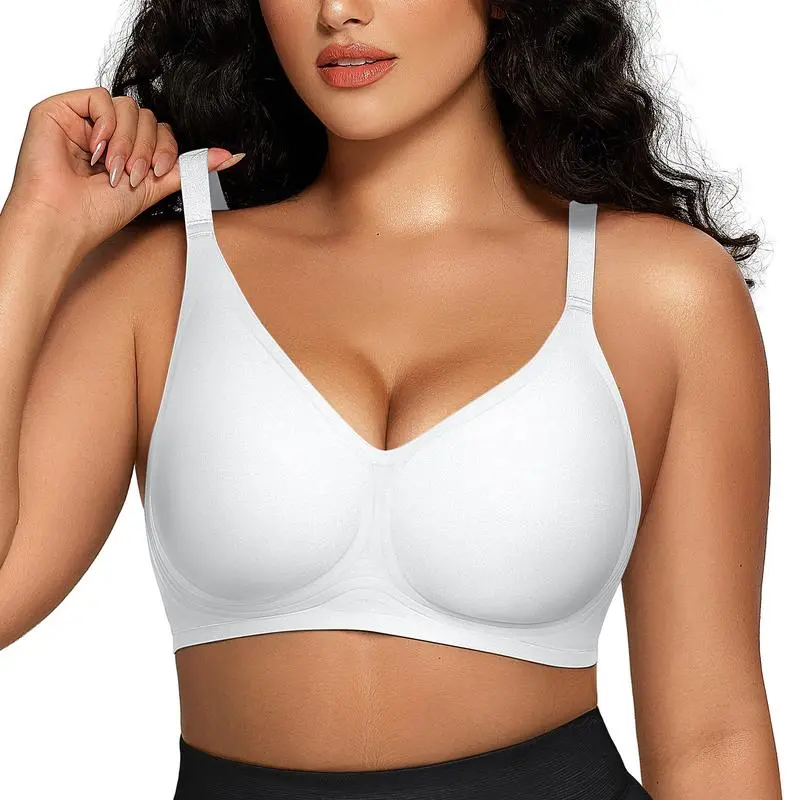 Women Comfortable Push Up Bras Wireless Seamless Full Coverage Bra