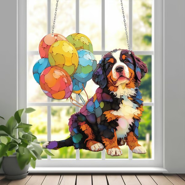 Dachshund Dog Window Hanging Suncatcher