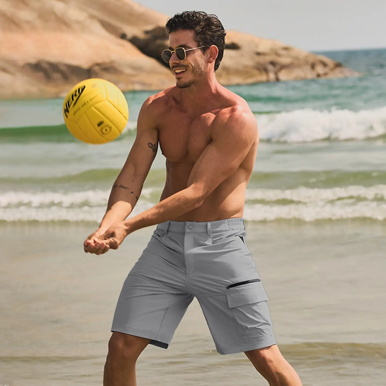 Men's Hiking Cargo Shorts 9