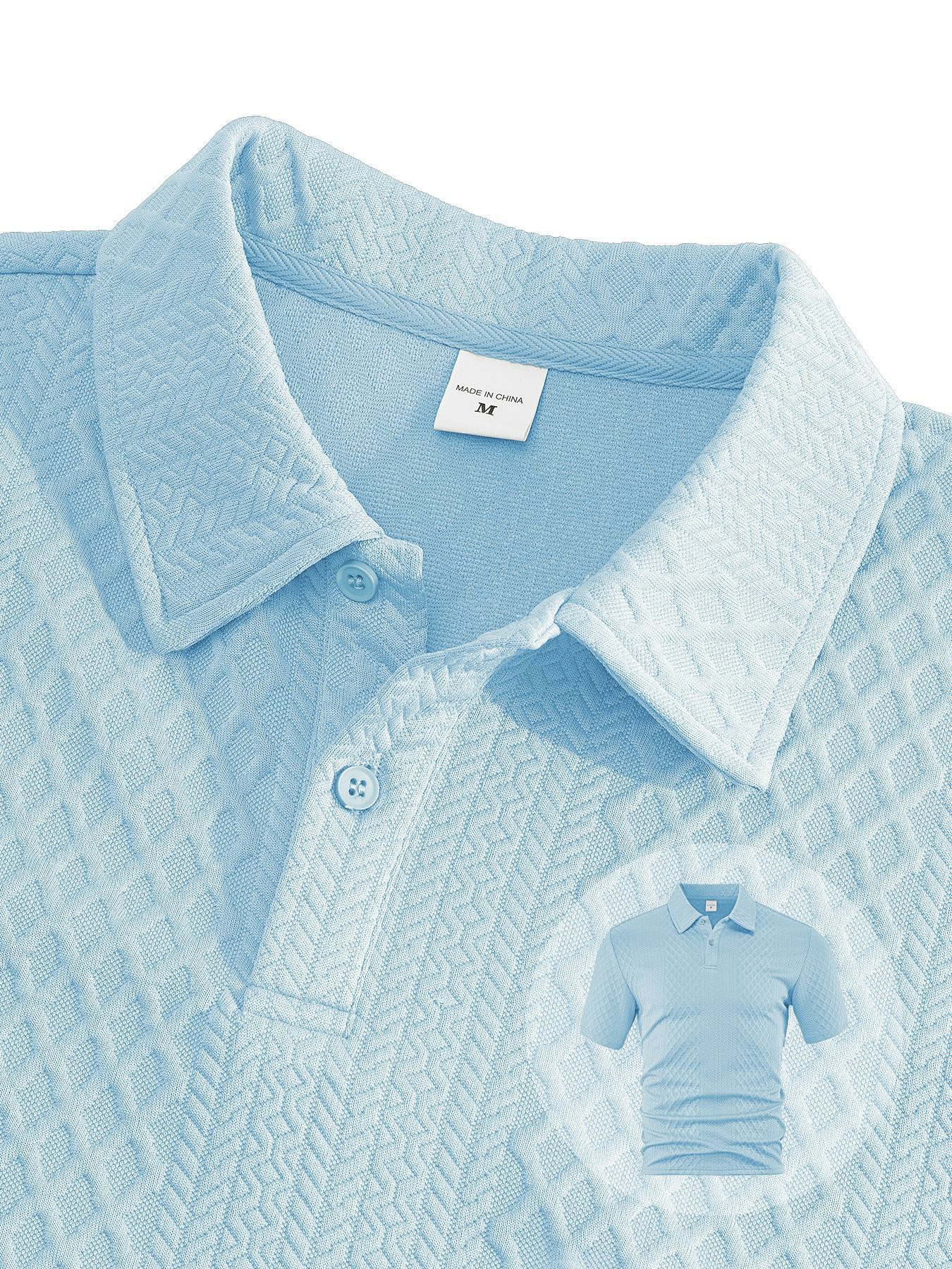 Men’s Polo Shirt & Drawstring Shorts Set – Breathable Casual 2-Piece Outfit