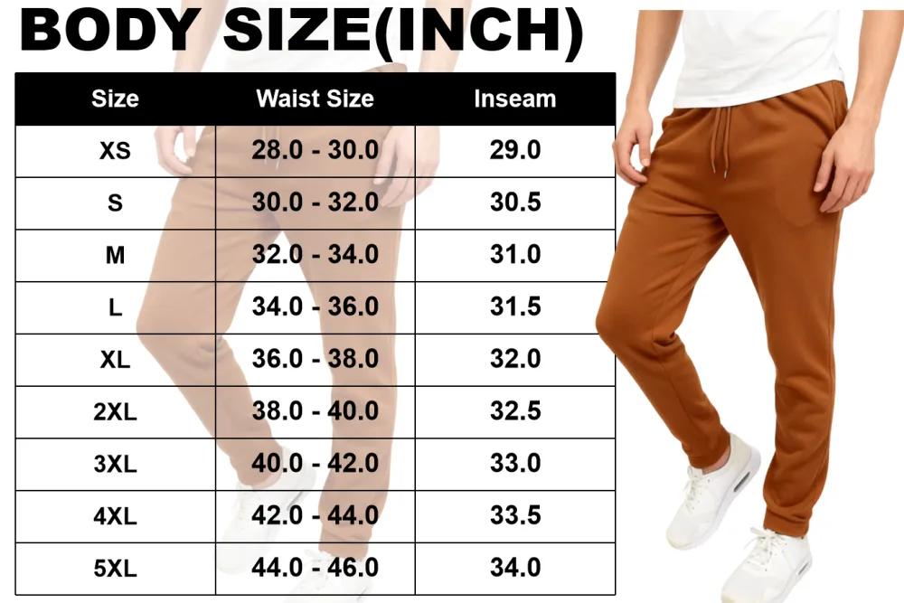 Fleece Active Athletic Jogger Sweatpants