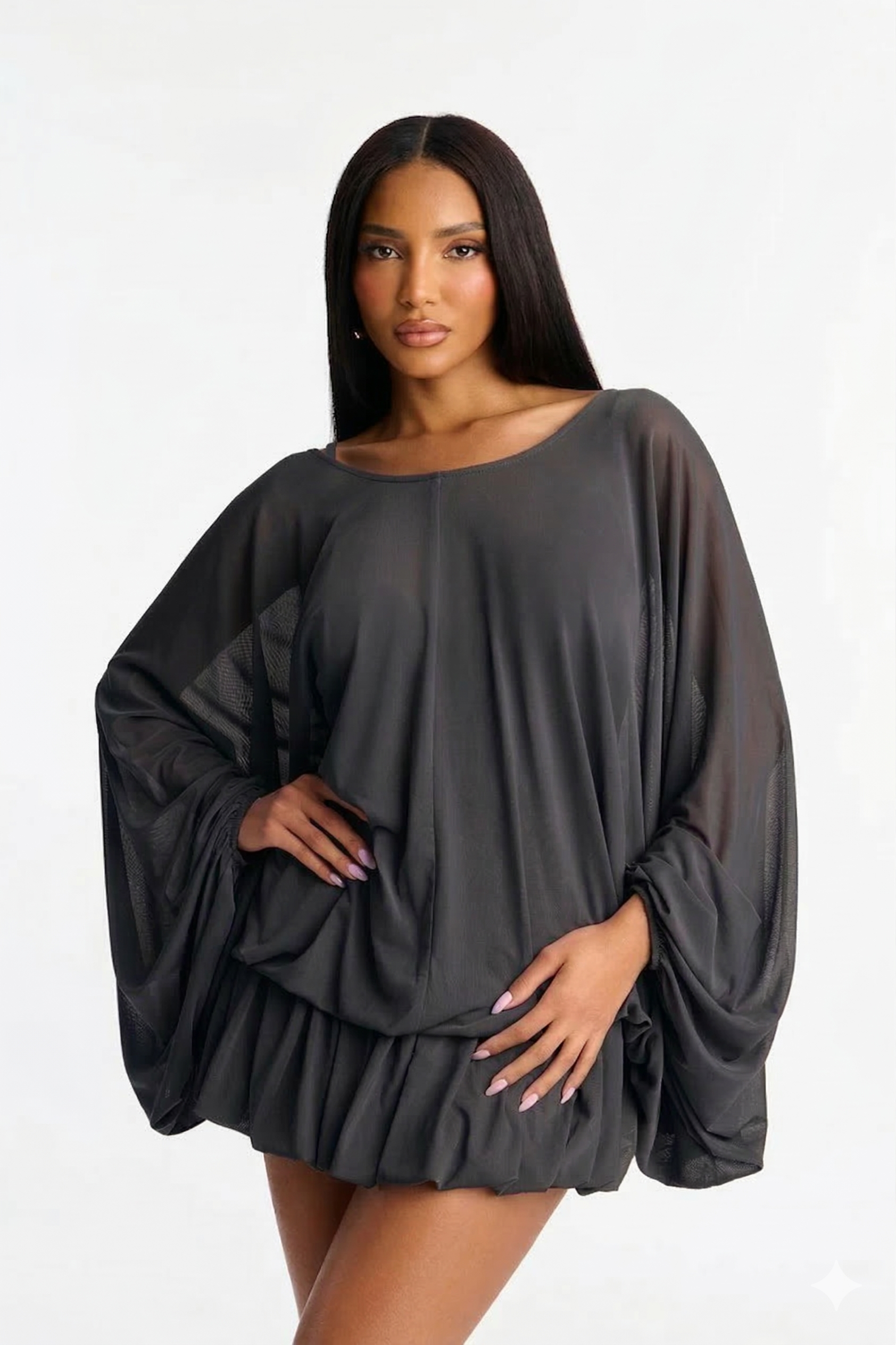 🔥The It Girl Backless Mesh Mini Dress