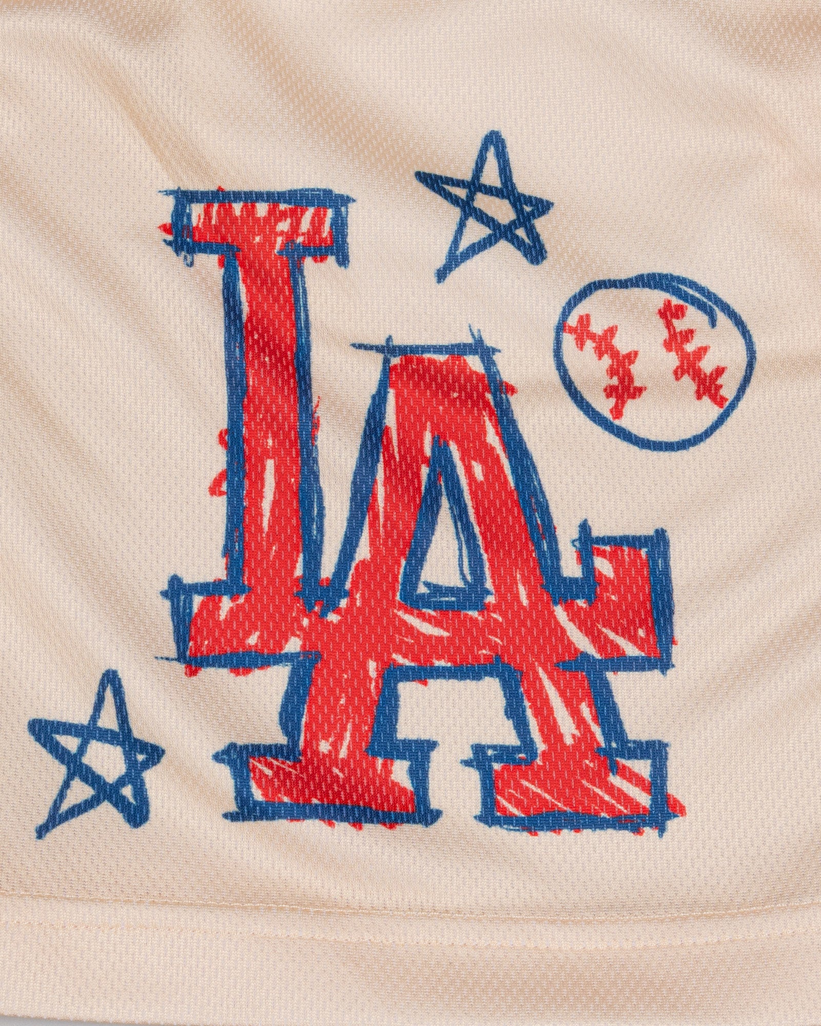 Crayon Series Diamond Air Youth Mesh Shorts - Los Angeles Dodgers