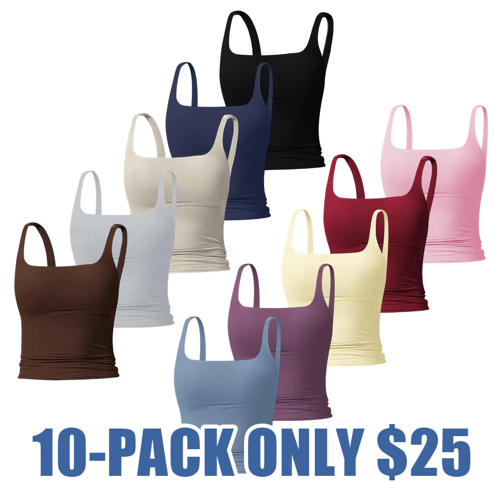 Women's High-Stretch Athletic Tank Top – Breathable Slim Fit Workout Essential