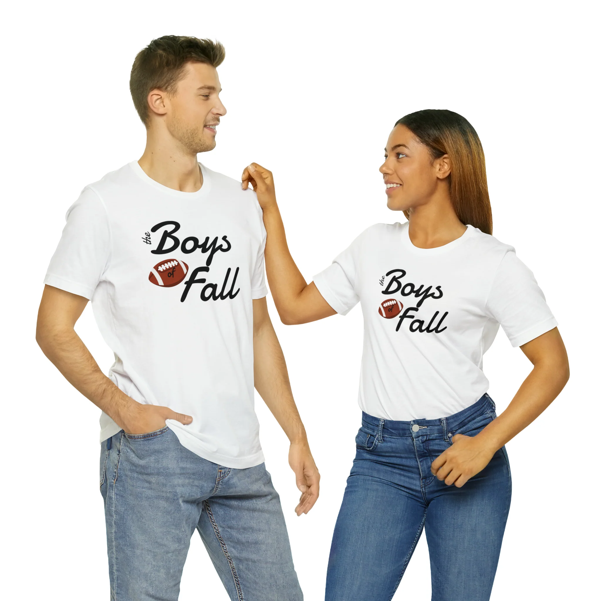 Boys of Fall Football Patch Unisex Softstyle T-Shirt