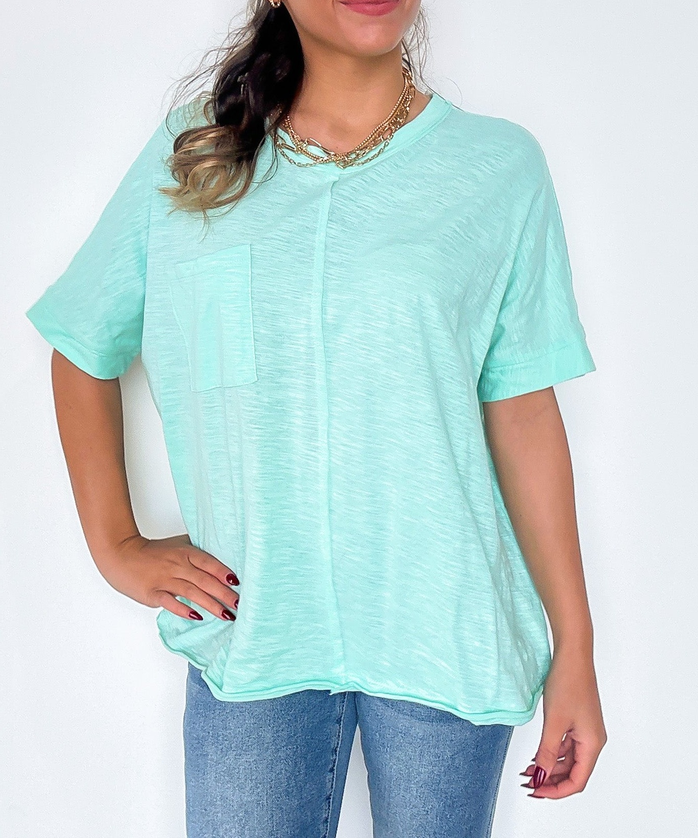 Live in Comfort Relaxed Pocket Tee