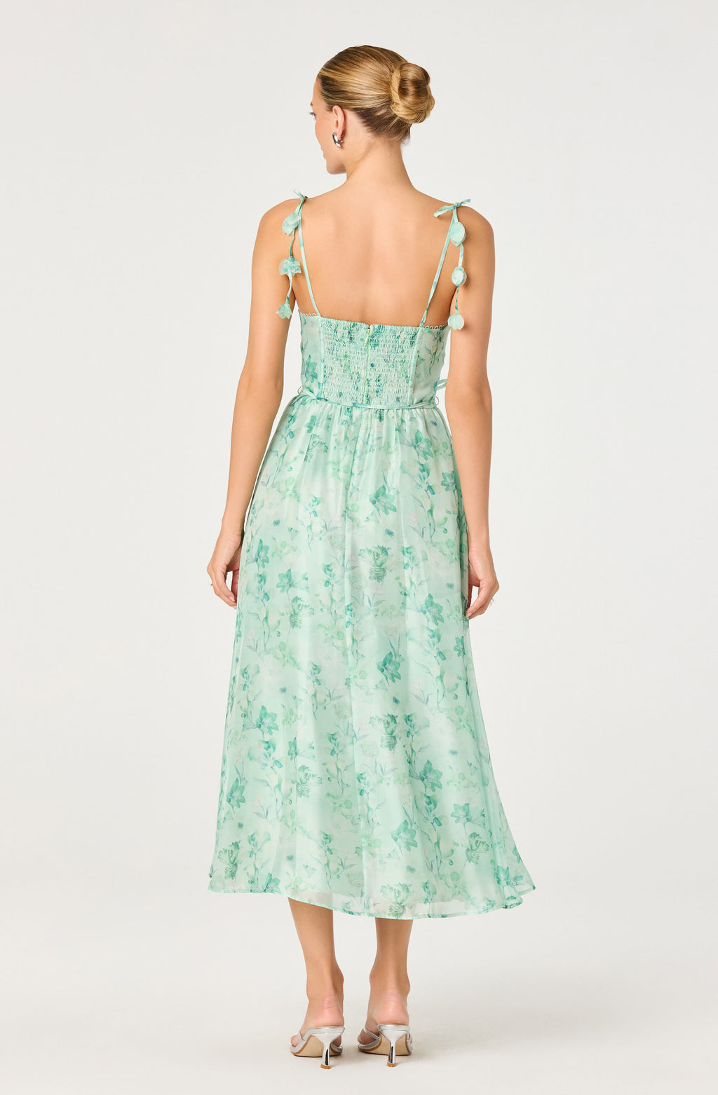 Halcyon Dress in Green Floral