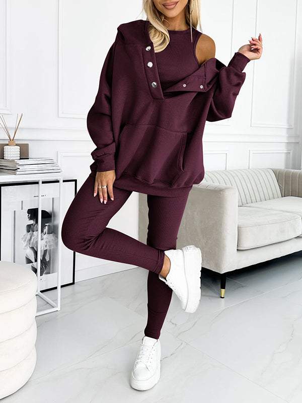 Women Casual and Comfortable Sweatshirt Suit