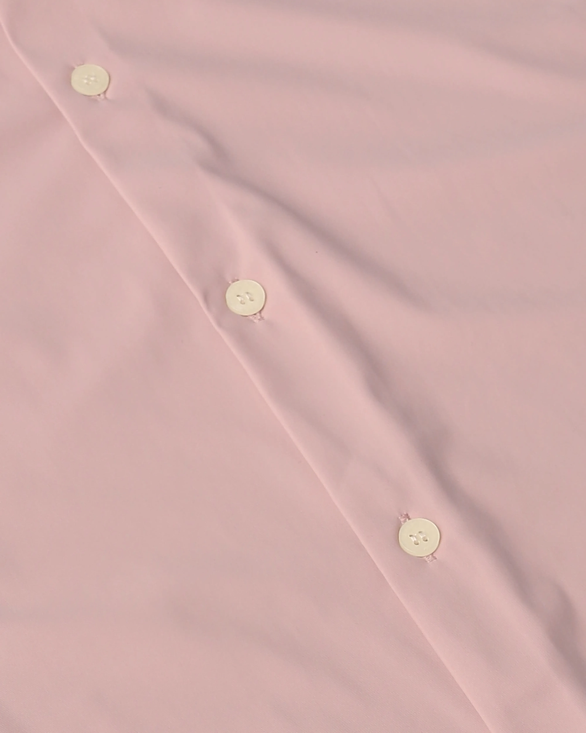 Leisure Simple Slim-Fit Breathable Pink Shirt