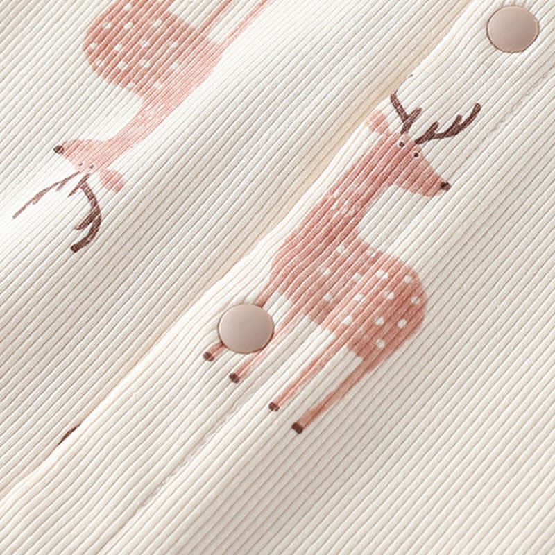 Baby Deer Soft Beige Romper