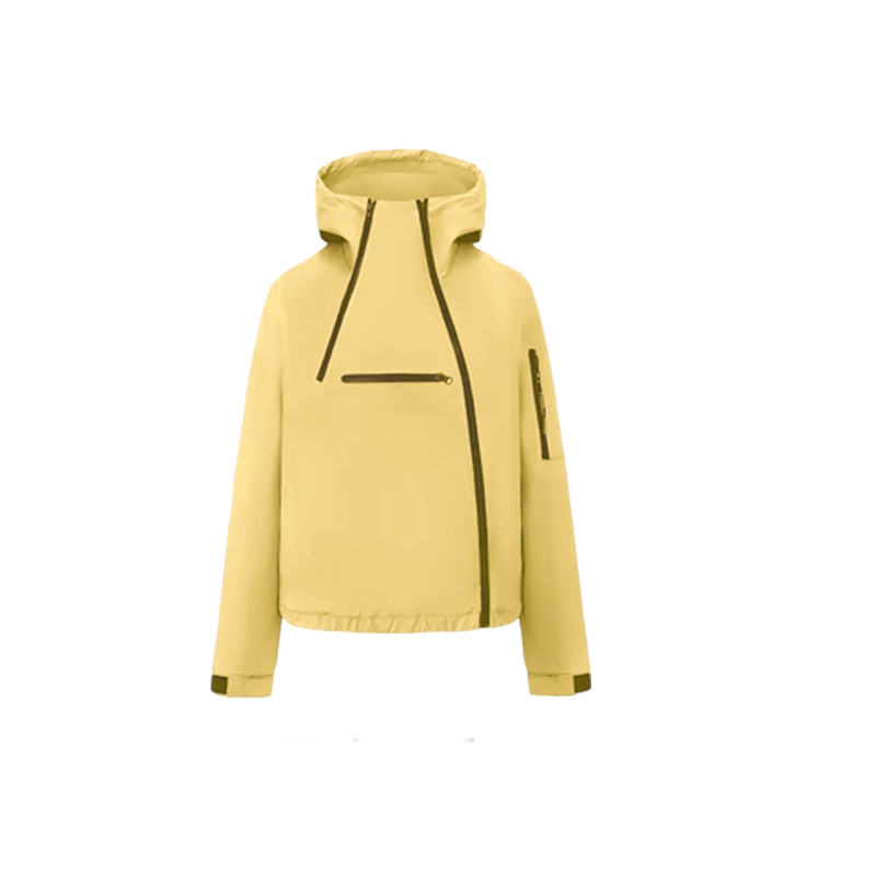Women's Asymmetric Zip Waterproof Hoodie Jacket