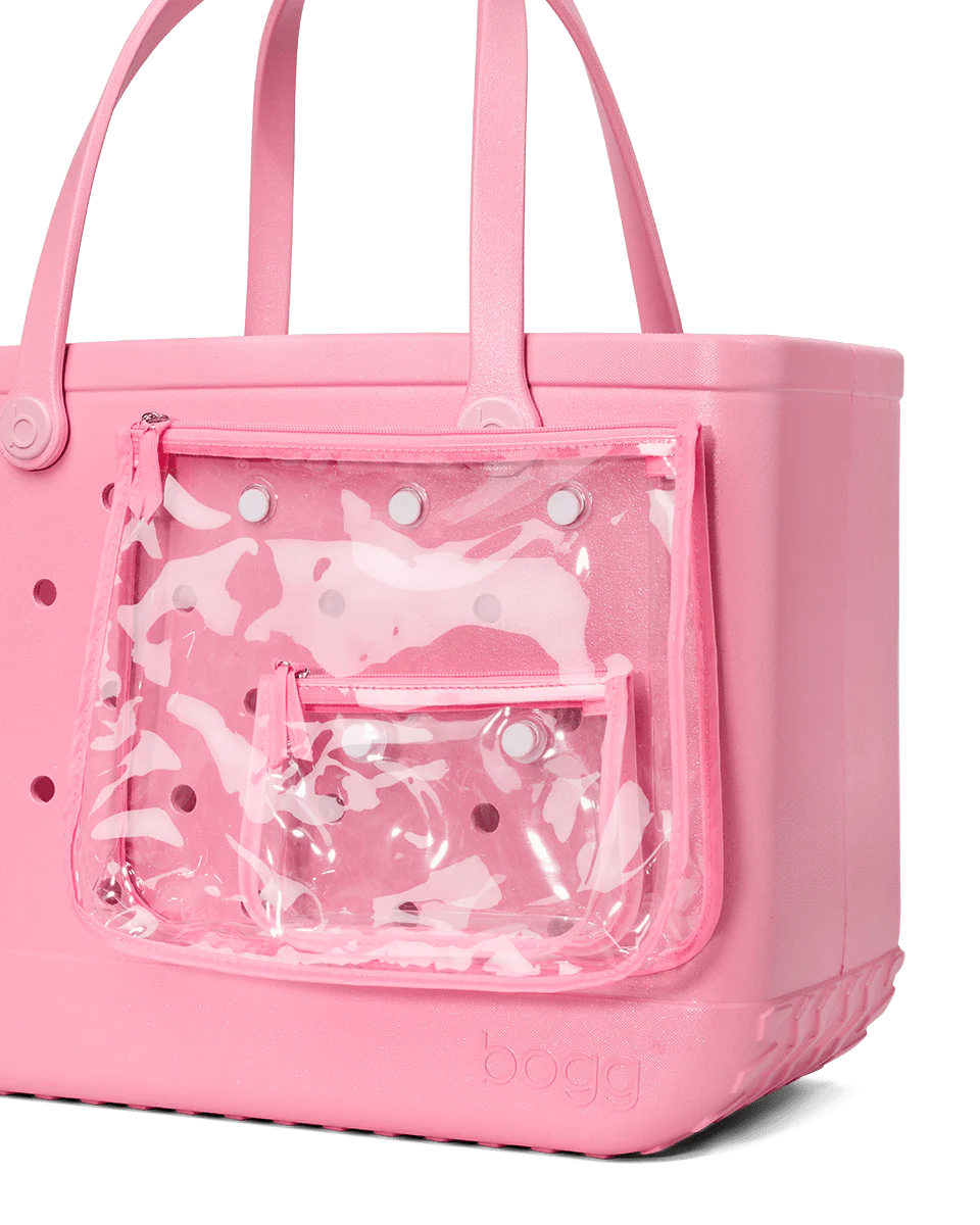 Original Large Tote Bogg Bag - BUBBLEGUM Shimmer