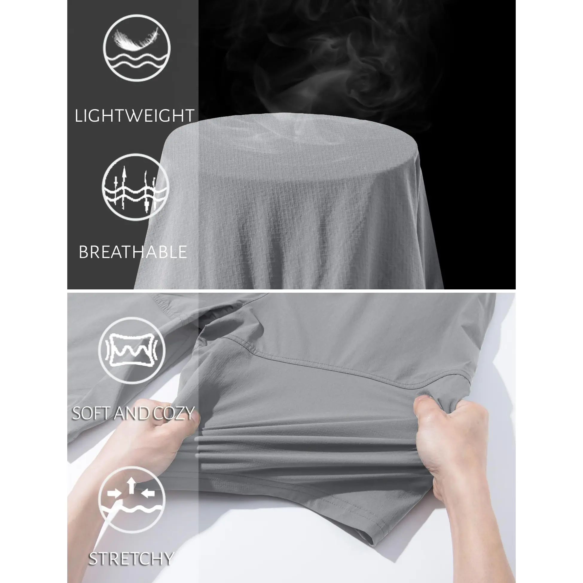 Men’s Quick-Dry Hiking Cargo Shorts