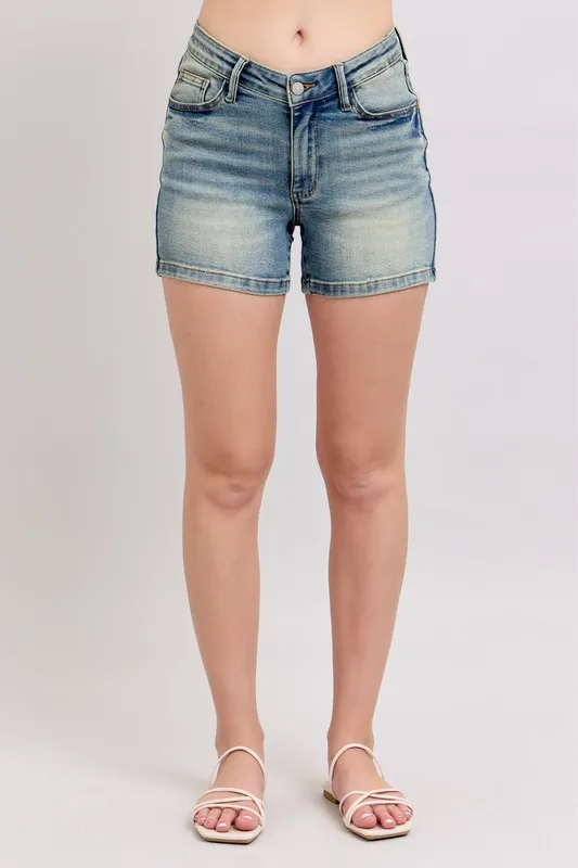 V-Front Vintage Wash Shorts