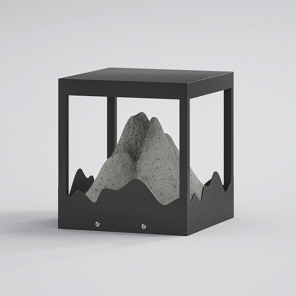 Outdoor Solar Waterproof Mountain Landscape Decorative Lighting Column Light