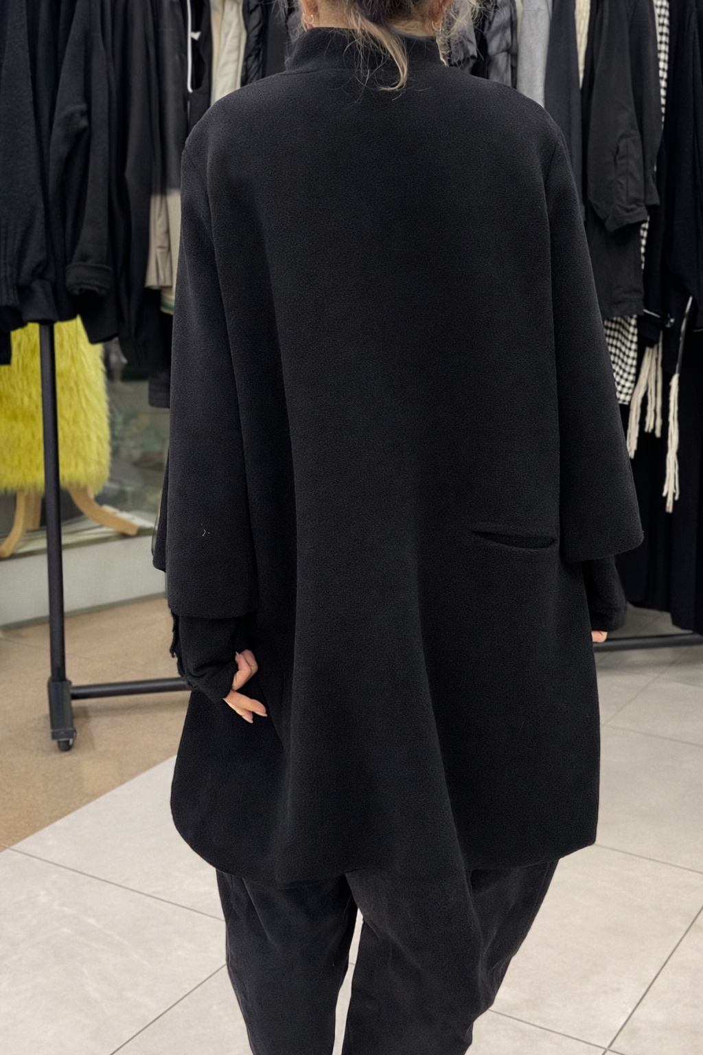 Womens Round Neck Irregular Casual Long Top