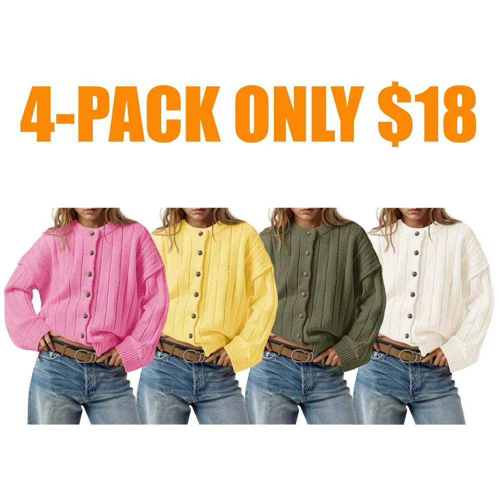 Womens Open Front Cardigan Sweaters