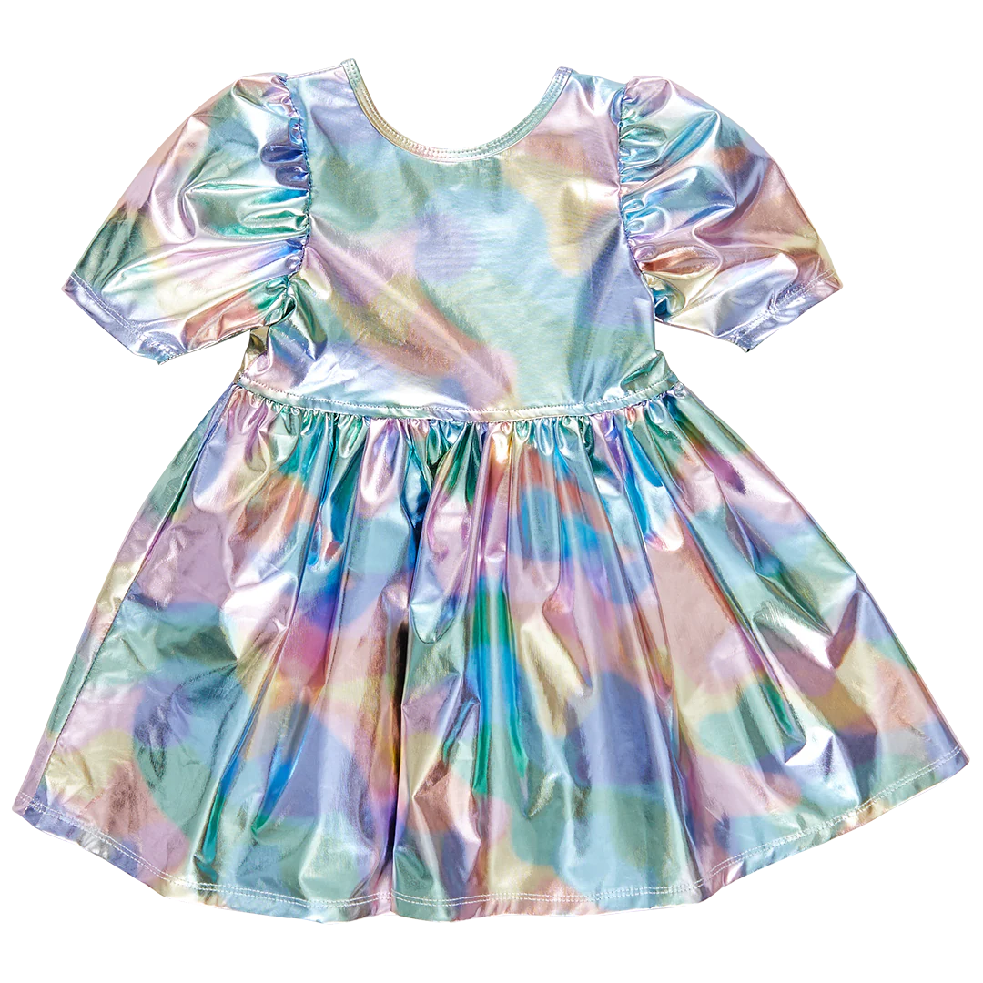 Lame Laurie Dress Cotton Candy