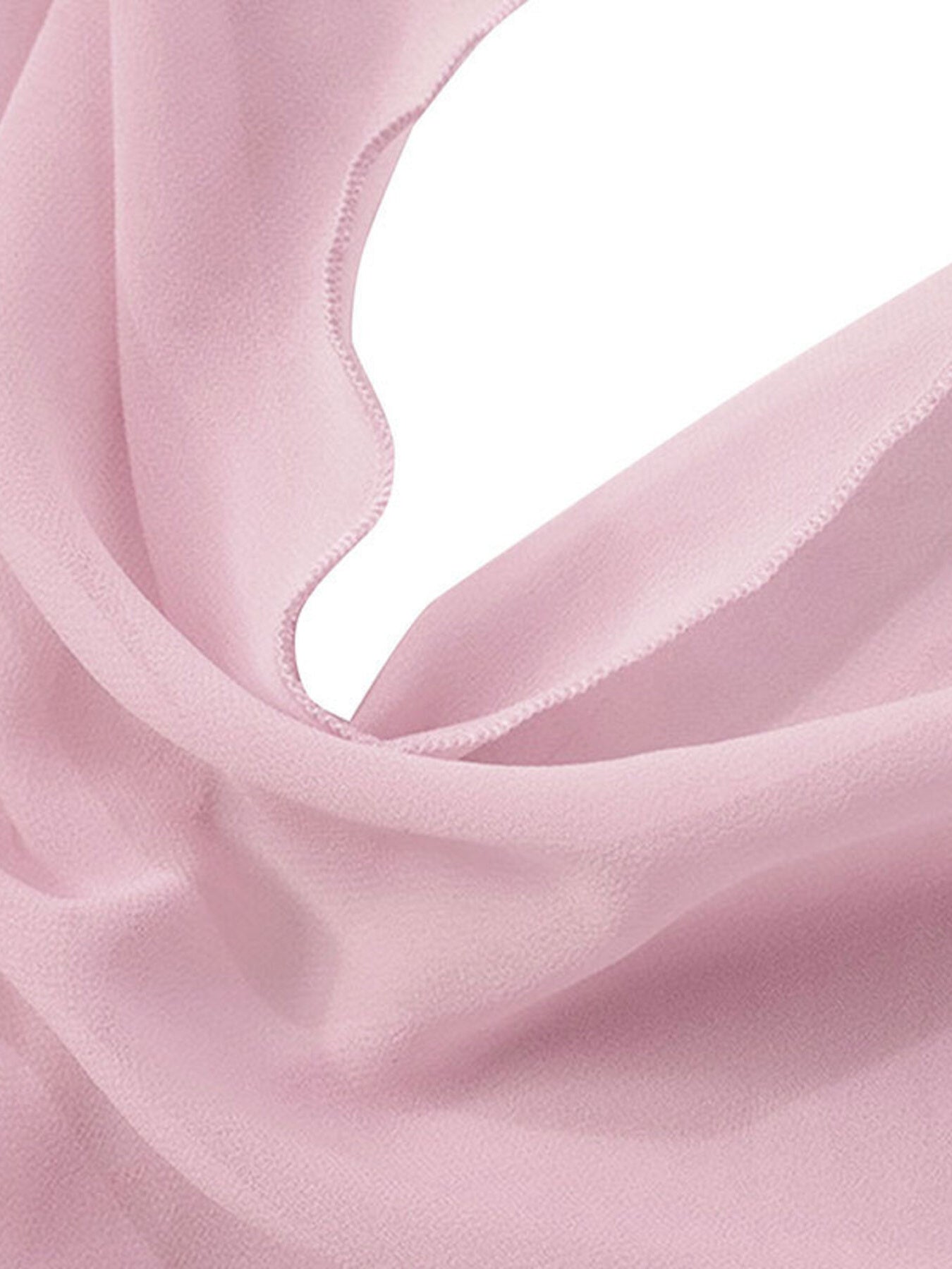 Sheer Chiffon Plunge Mini Dress