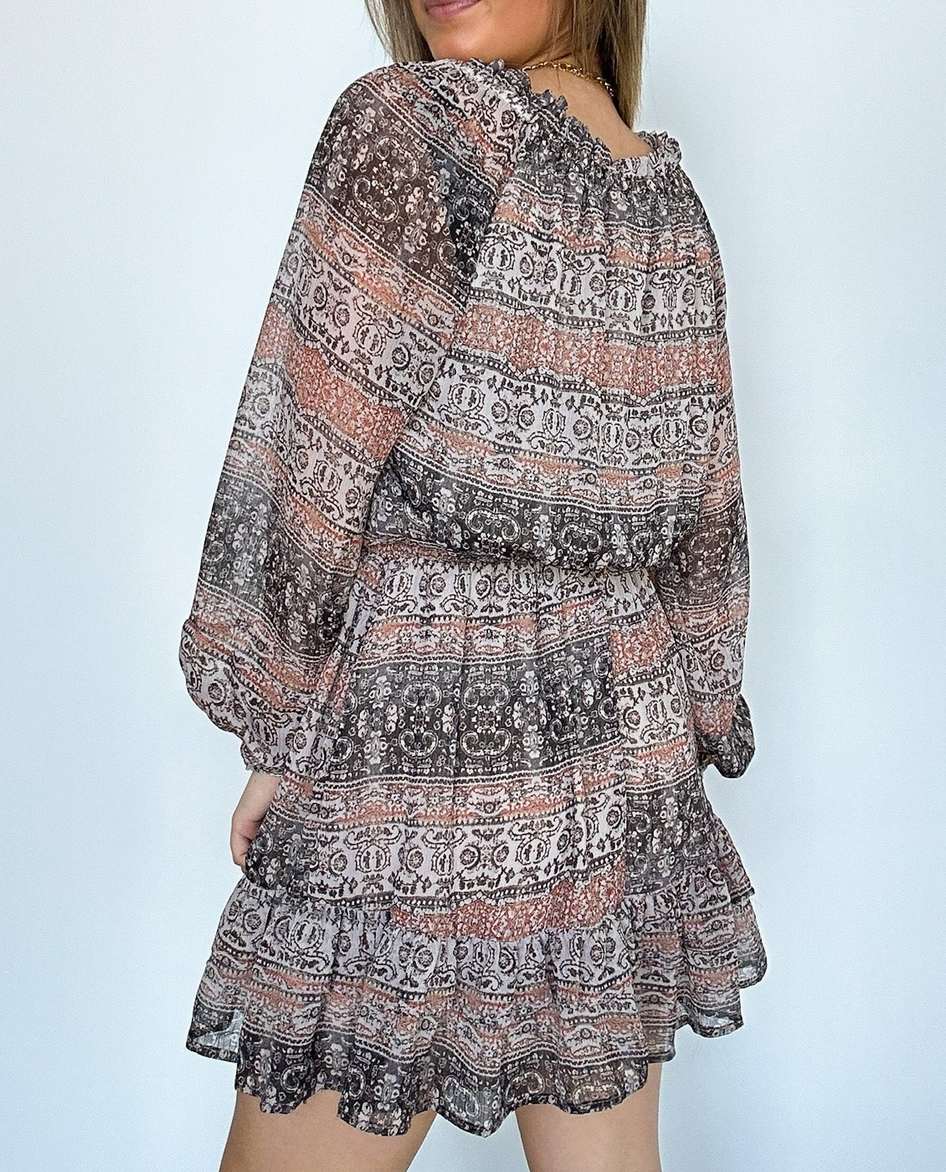Boho Print Dress