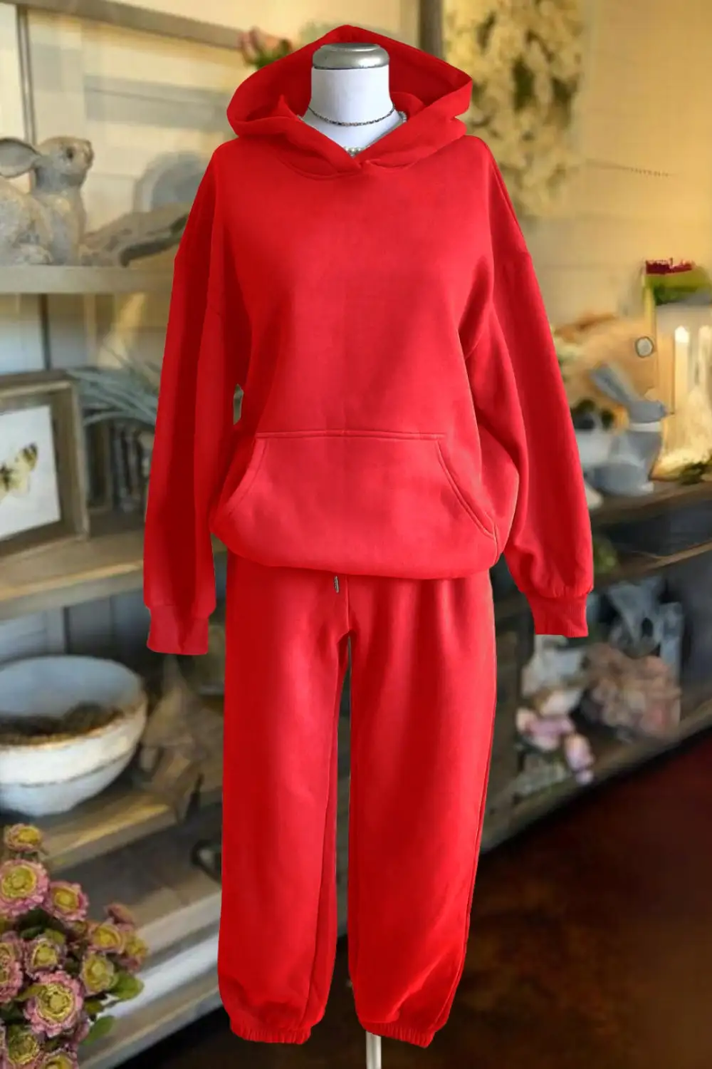 Versatile Hoodie Sweatsuit Set