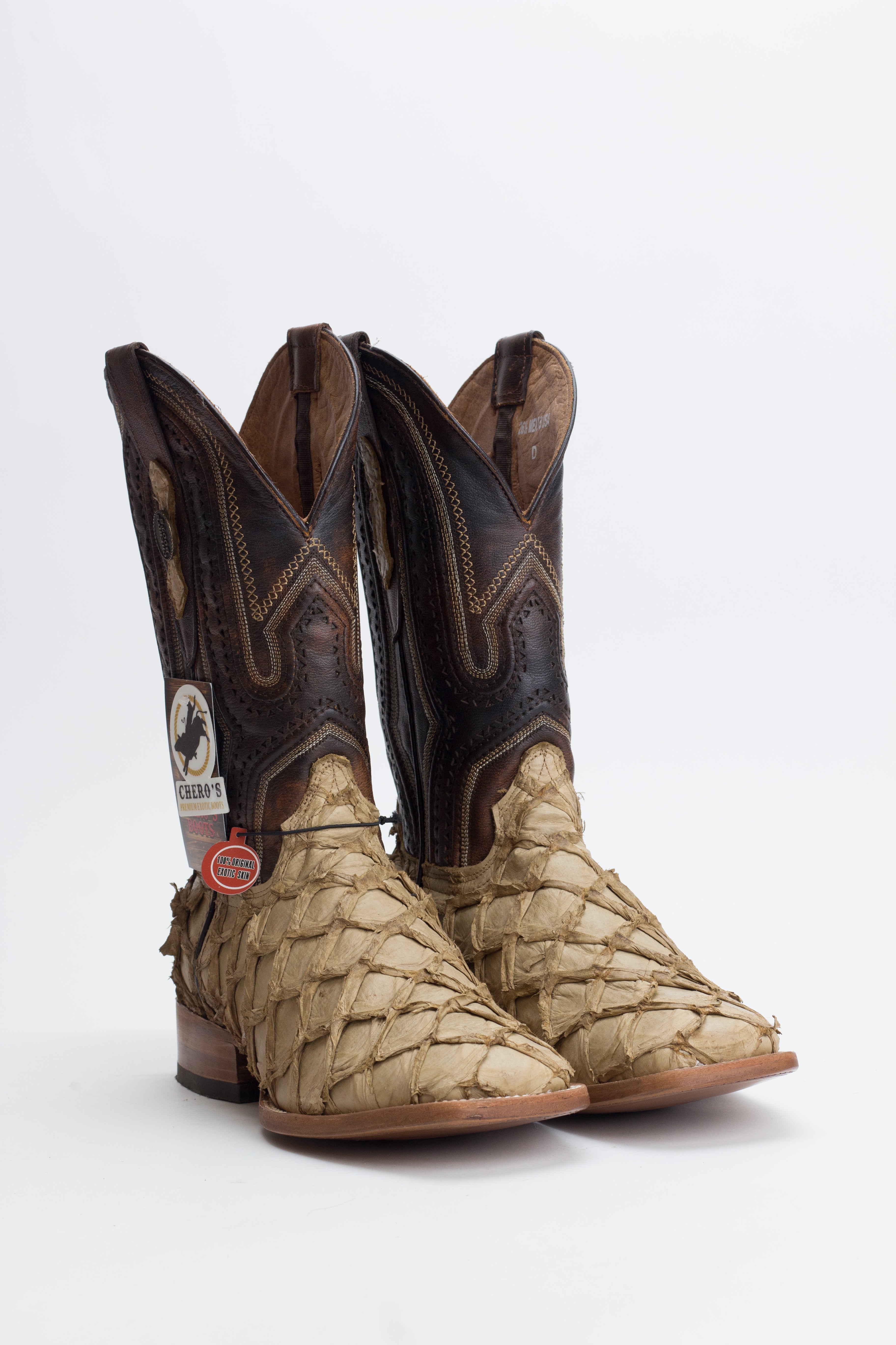 Chero's Premium Exotic Pirarucu Saharan Sand Clearance Sale 70%OFF