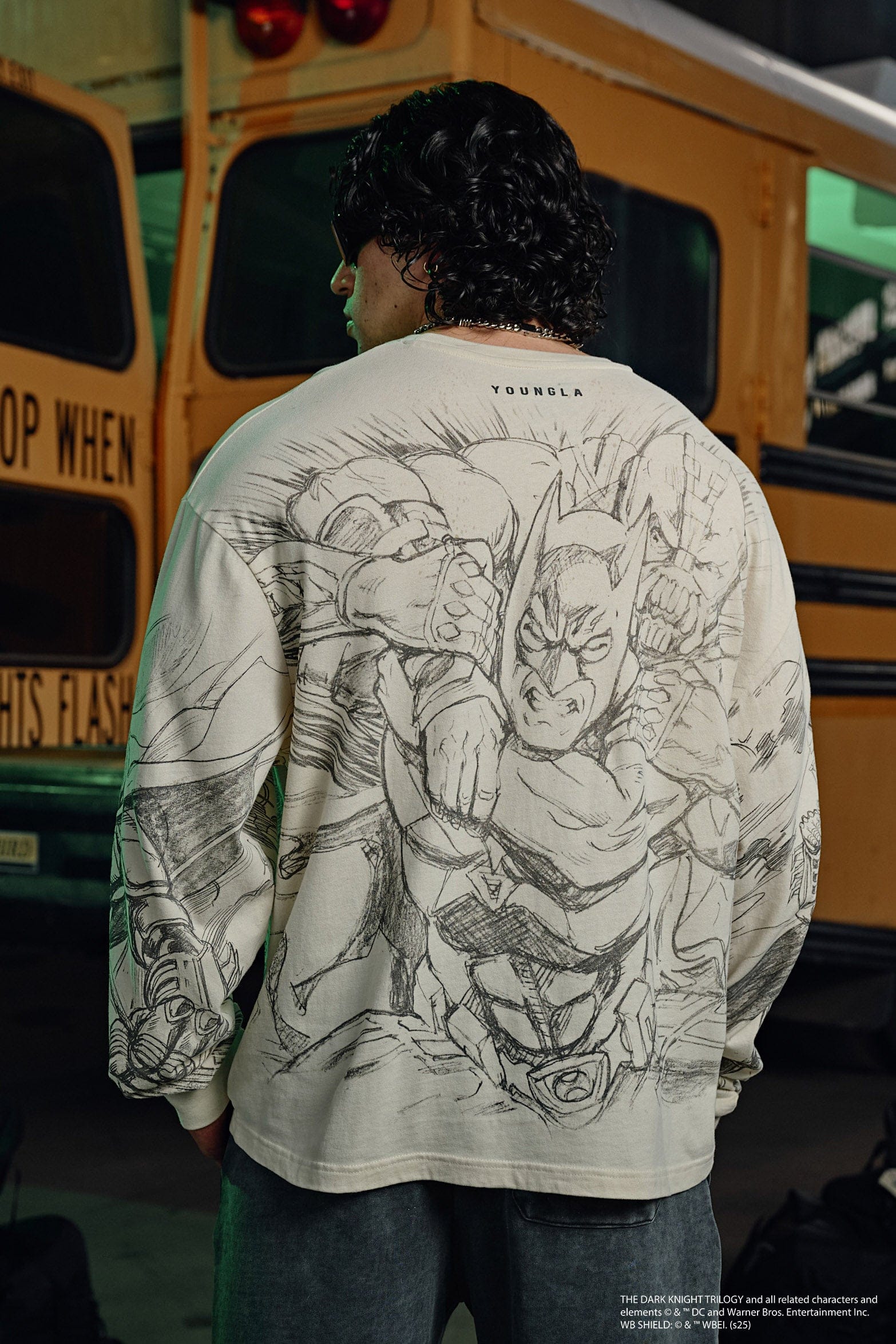 8002 - Batman Comic Longsleeves