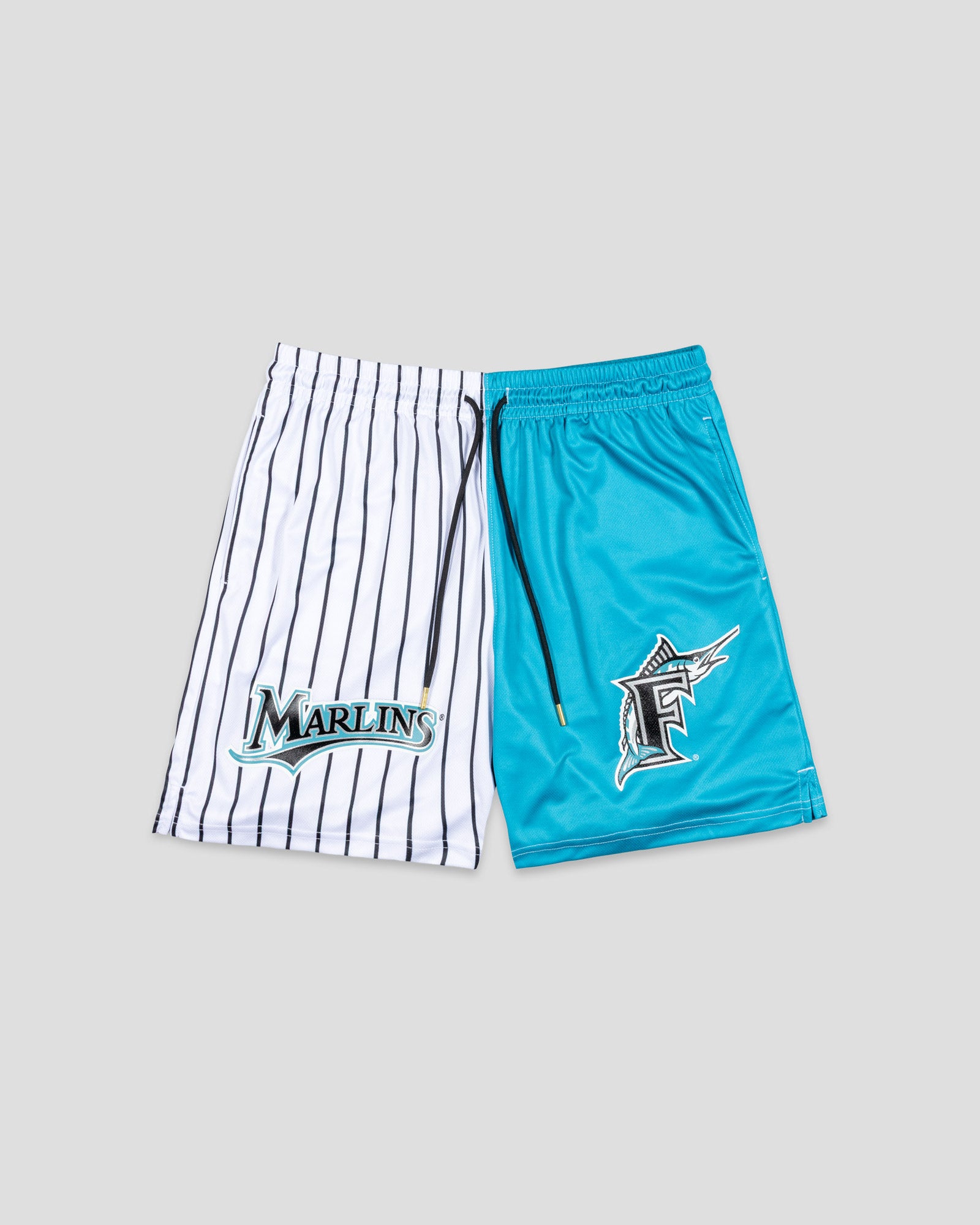 Home Away Diamond Air Youth Mesh Shorts - Miami Marlins