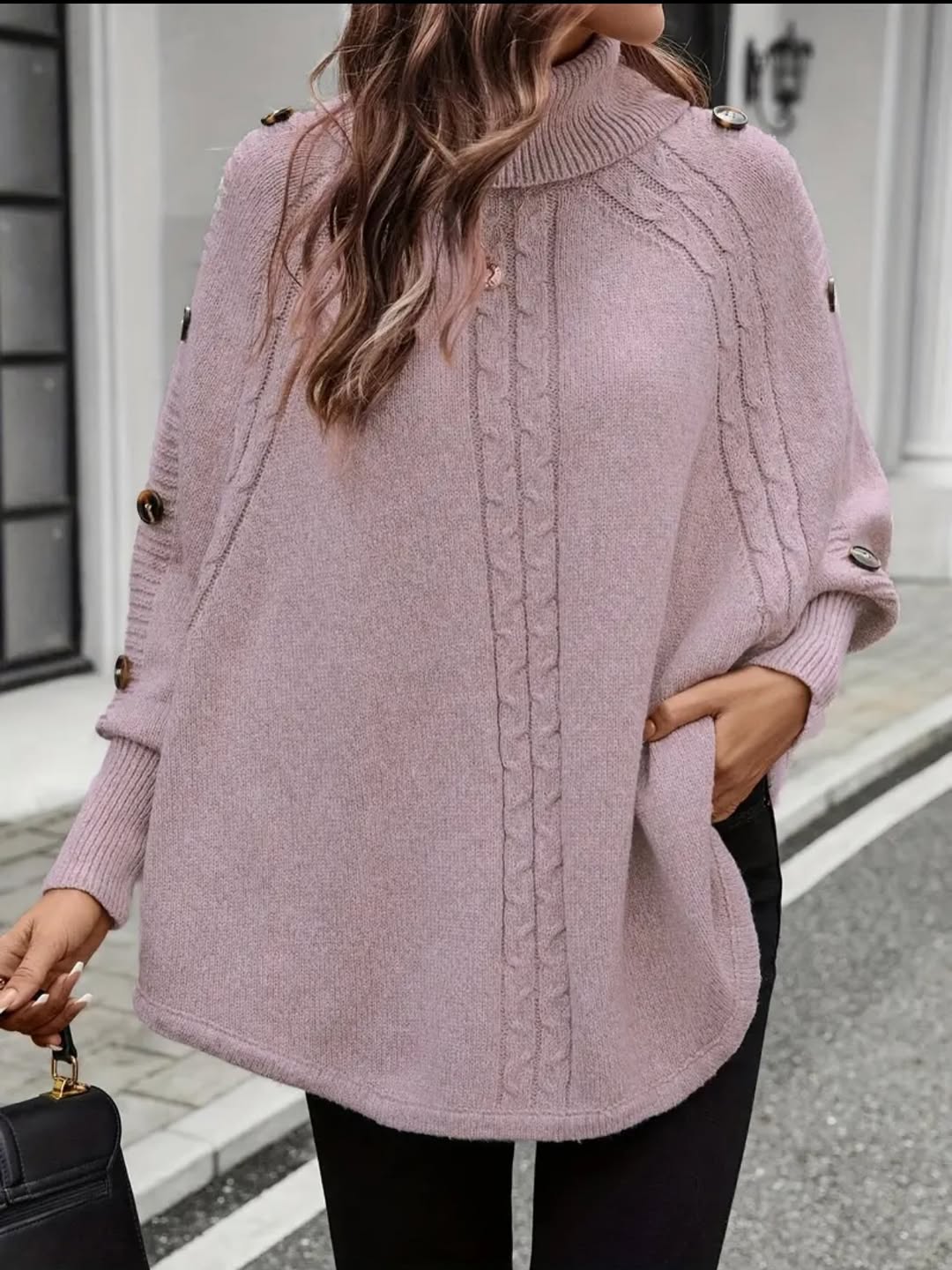 Women Turtleneck Knitted Casual Sweater