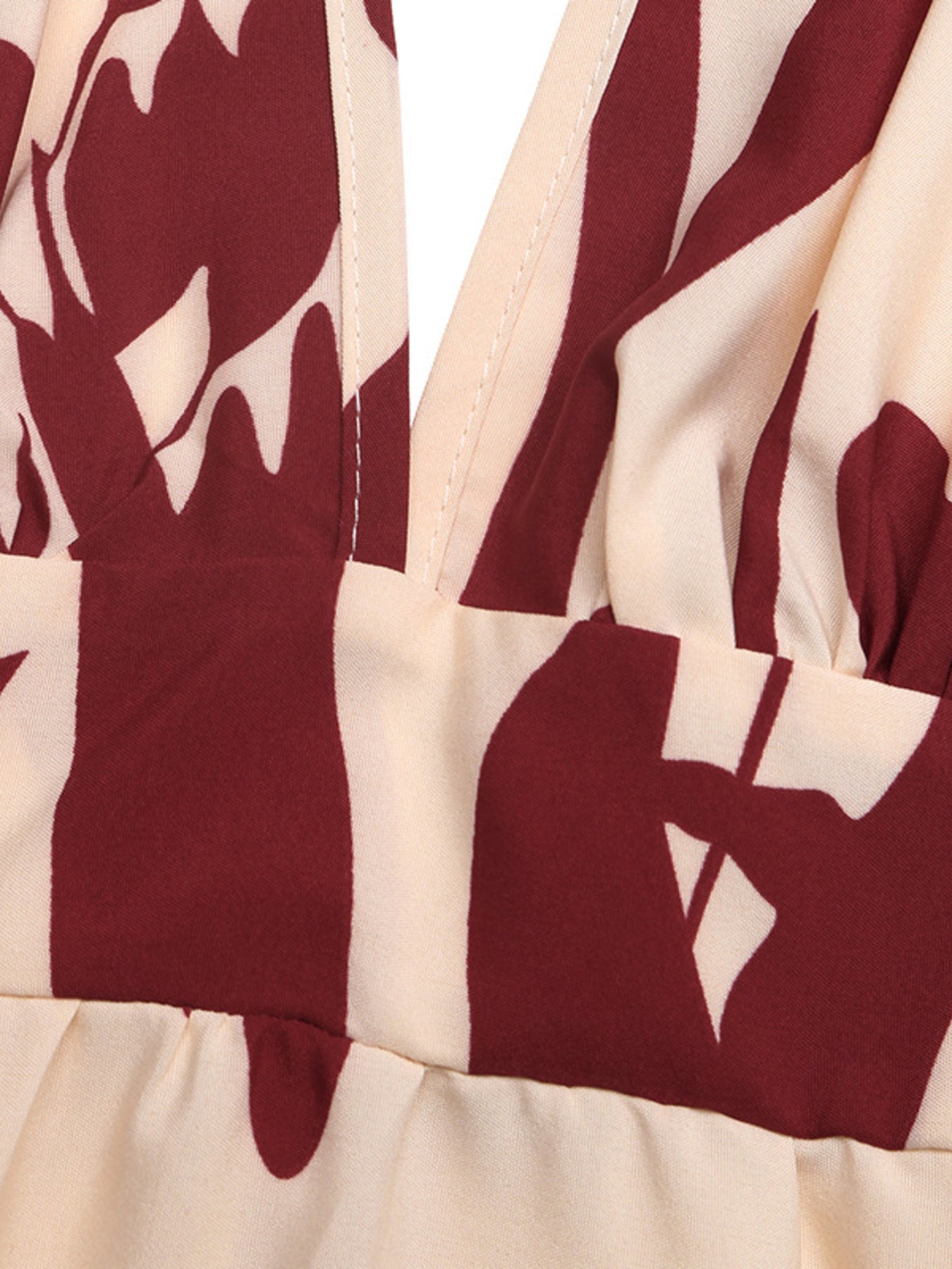 Deep V-Neck Spaghetti Strap Maxi Dress