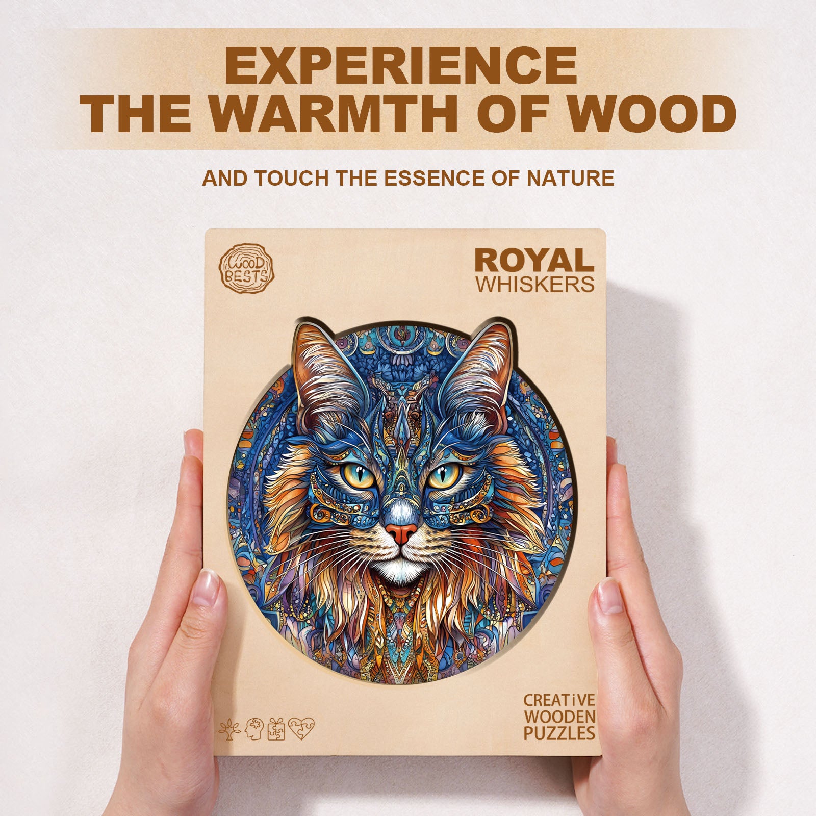 Royal Whiskers Wooden Jigsaw Puzzle
