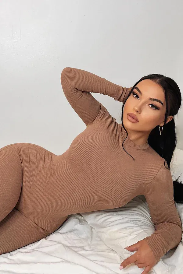 Knitted Jumpsuit Set