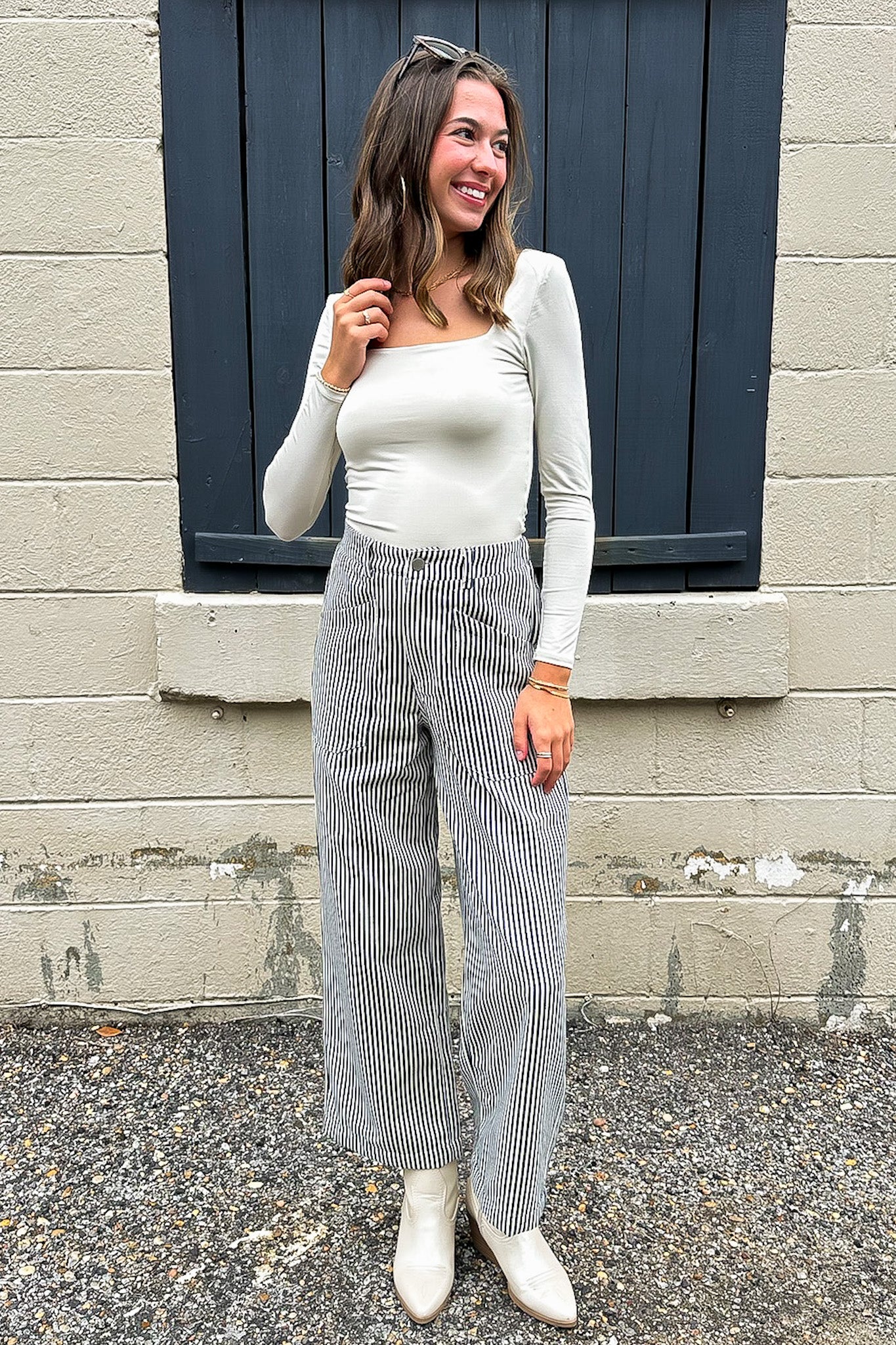 Pinstripe Pants