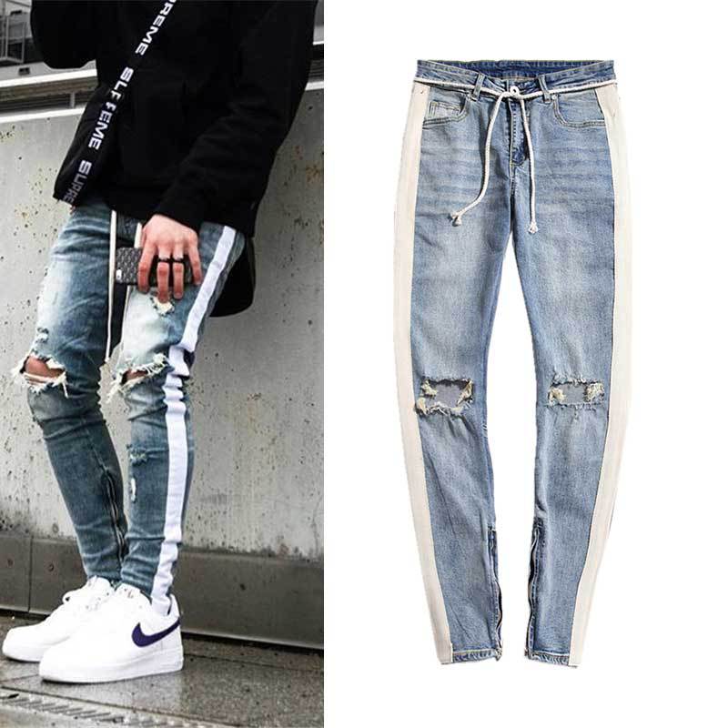 Men'S Patchwork Pocket Casual Trousers
