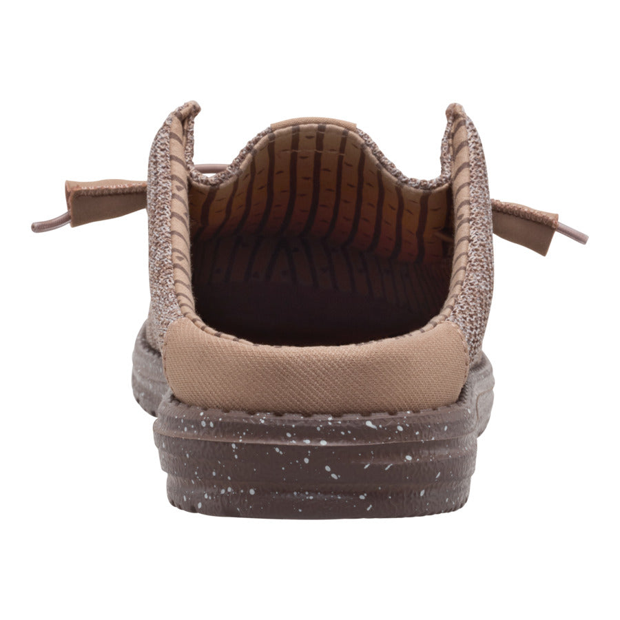 Wally Slip Stretch Sox - Deep Taupe/Chanterelle Tan