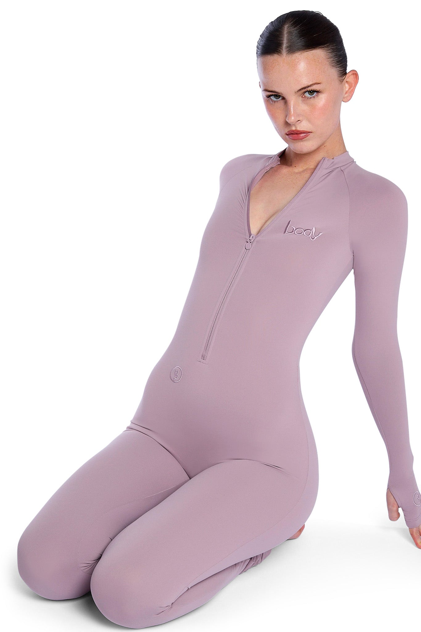 BASICS JUMPSUIT (MAUVE)