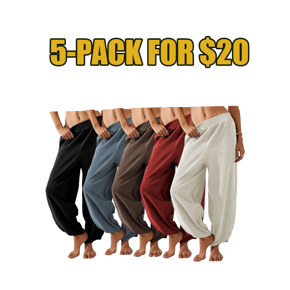 Women's Casual Wide-Leg Pants with Pockets – Effortless Style and Comfort