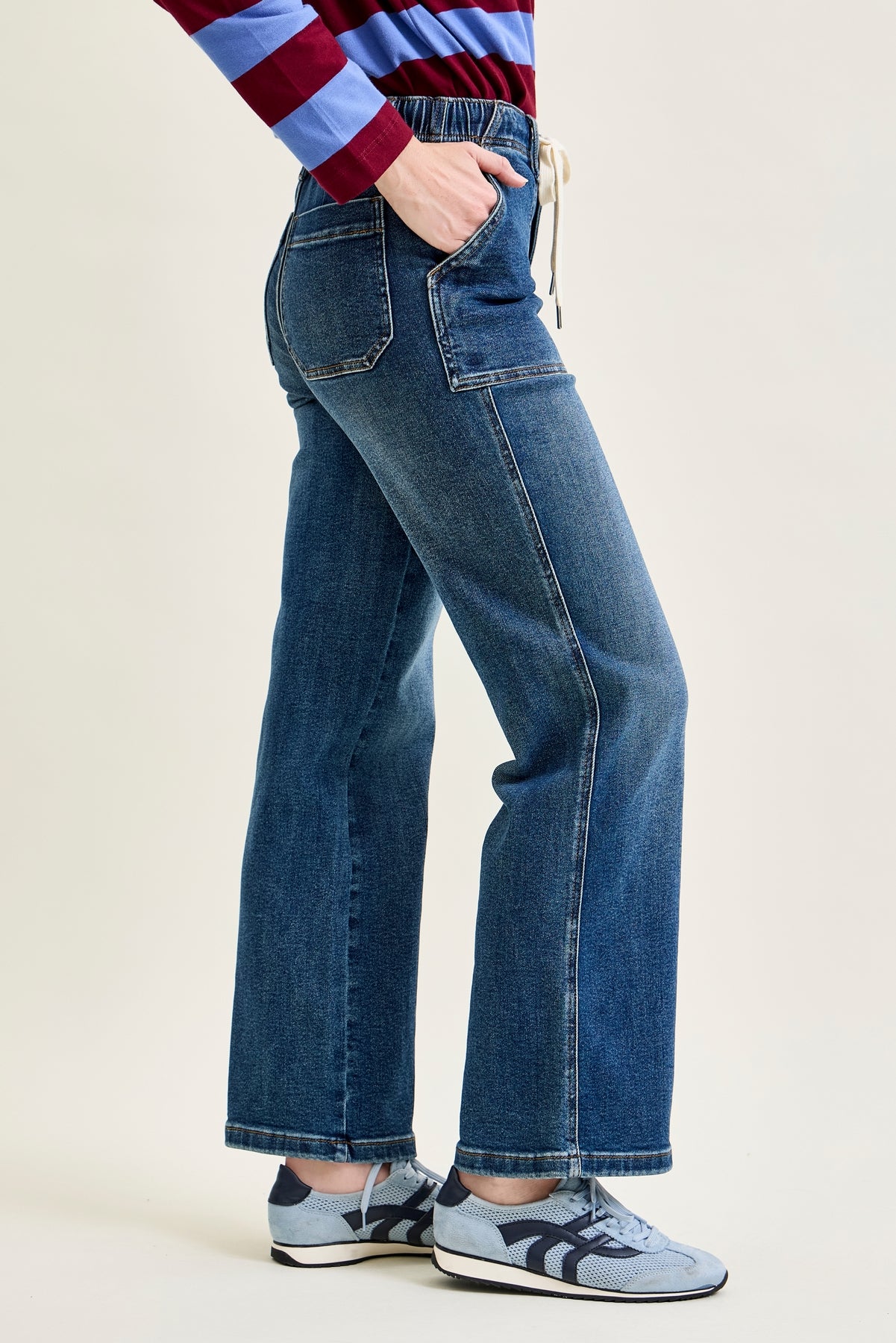 Blair High Rise Drawstring Wide Leg