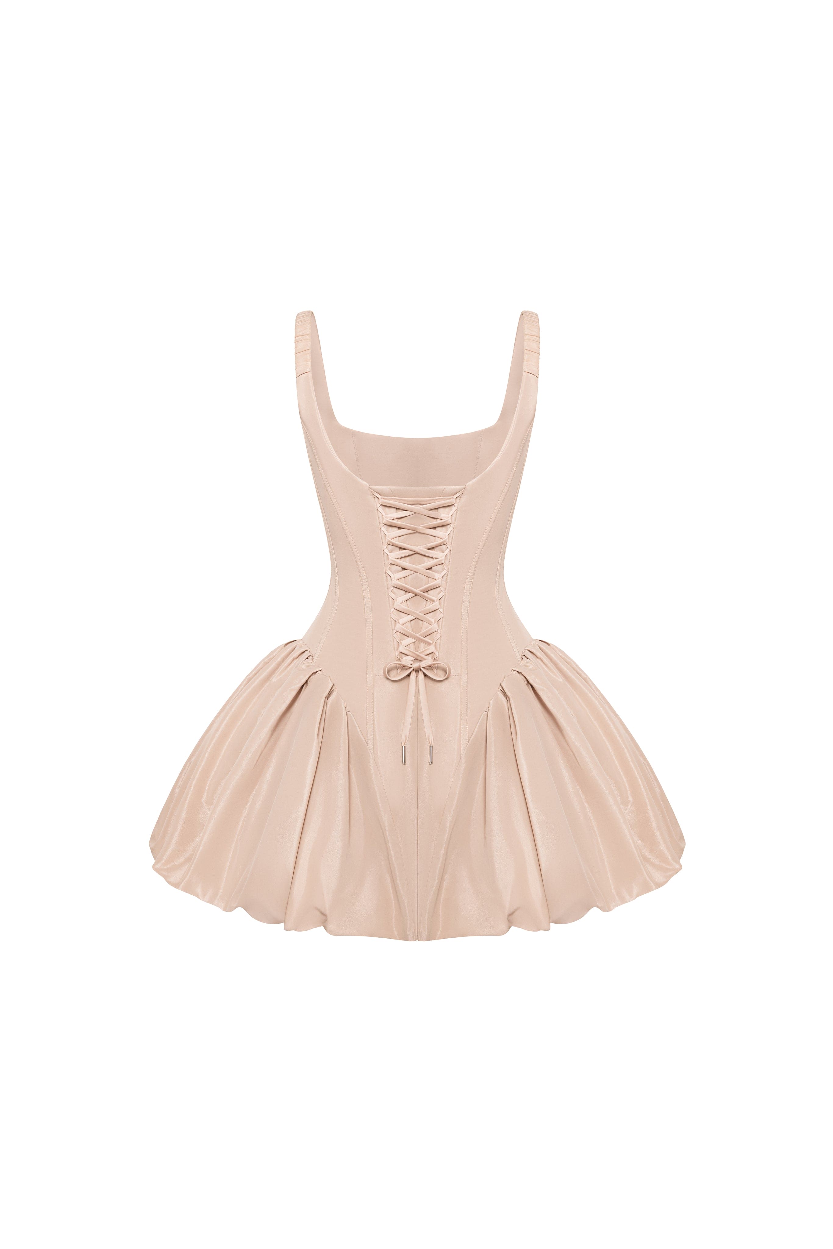 Cappuccino corset mini dress