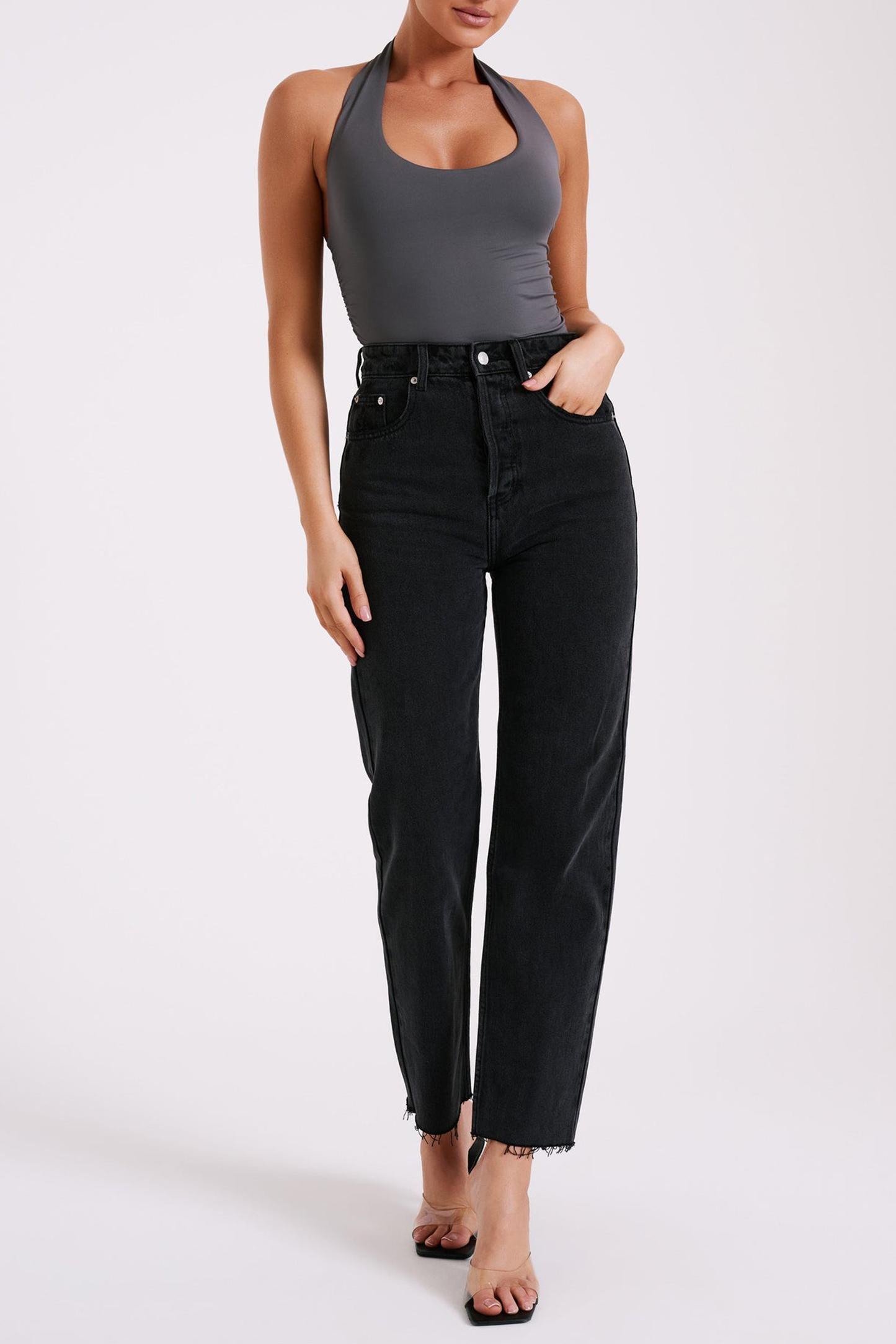 Recycled Nylon Halter Top