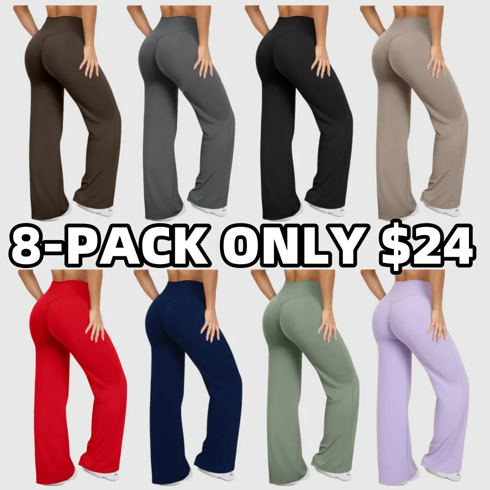 Women's Wide Leg Yoga Pants (Just $3 Each!)
