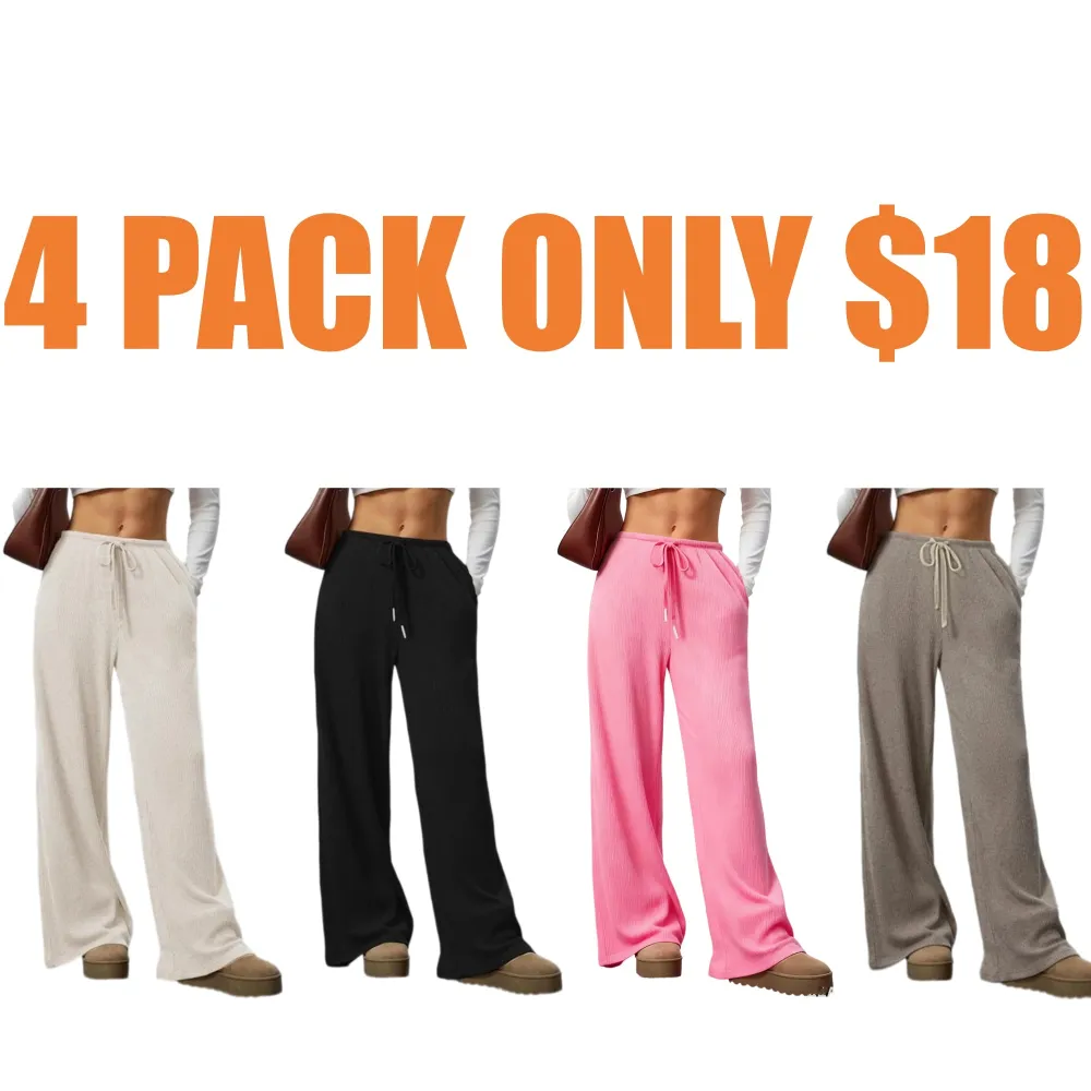 Comfortable Wide Leg Casual Jogging Pants