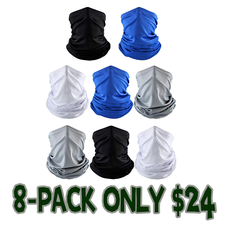 Breathable Face Mask & Neck Cover for Men & Women