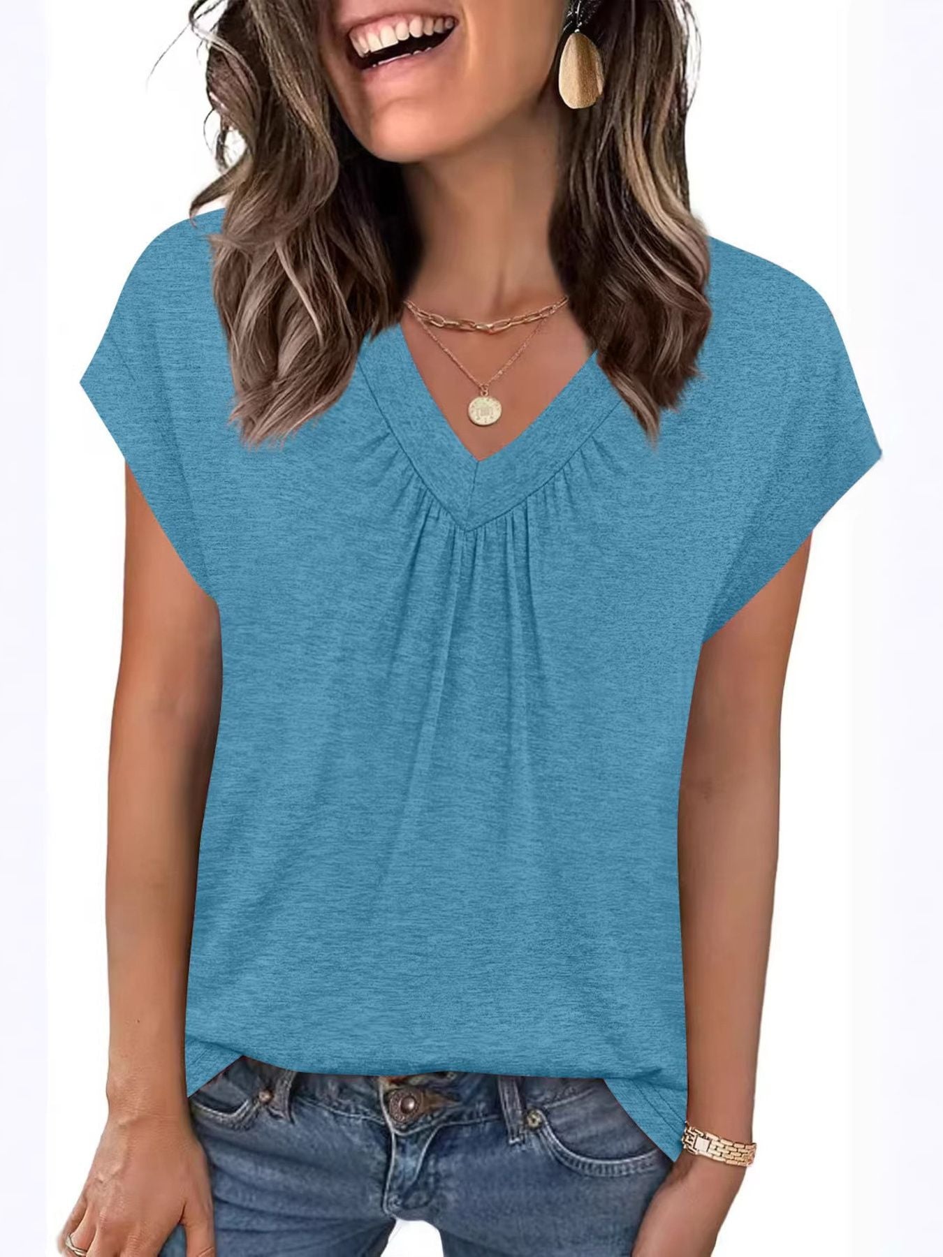 V-Neck Relaxed Fit T-Shirt