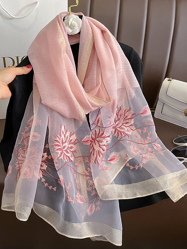 Embroidered Leisure Fashion Shawl&Scarf