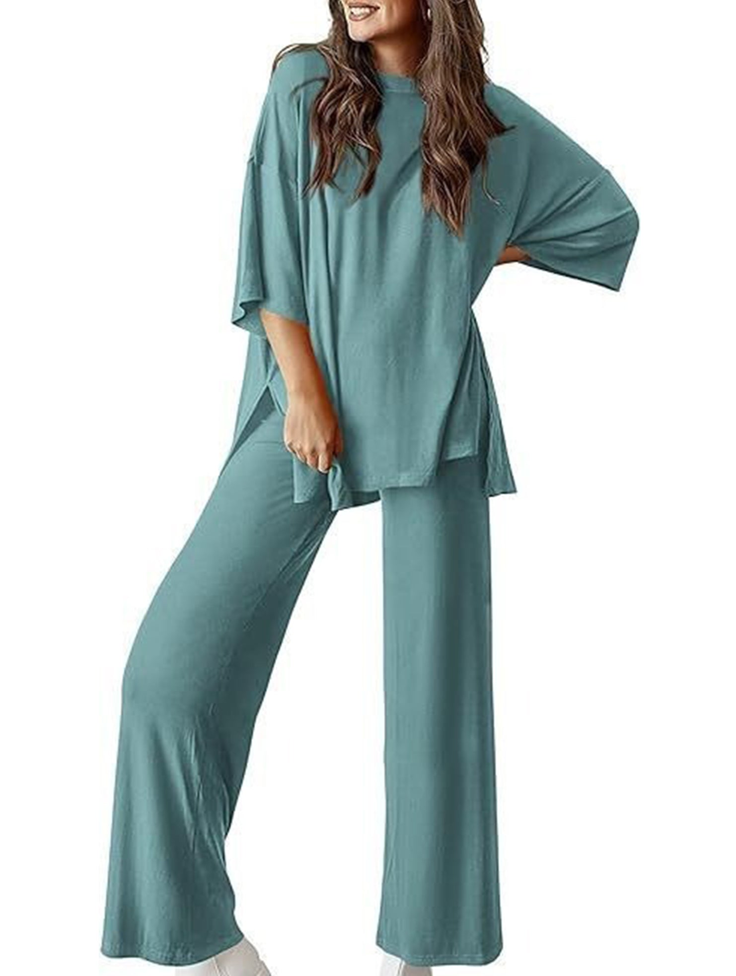 Loose Fit Casual Two Piece Set_CWSTB01013