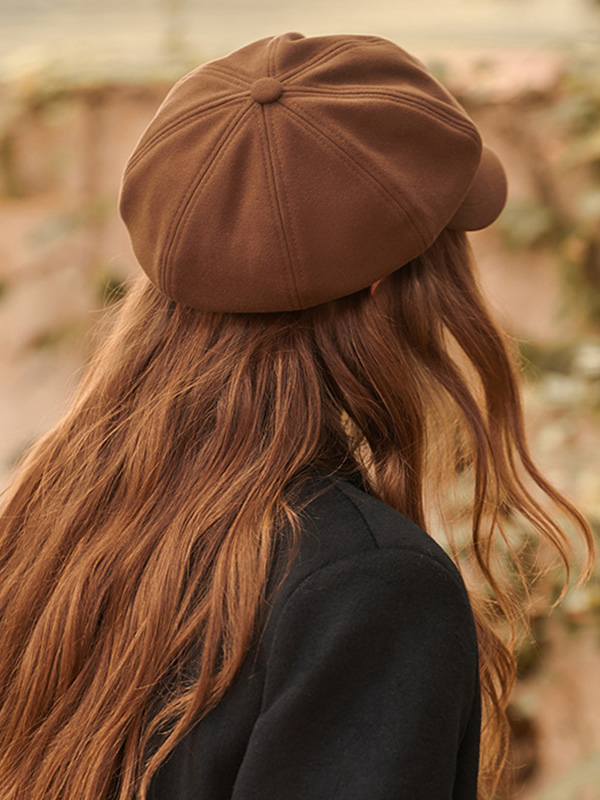 Simple 4 Colors Beret Hat
